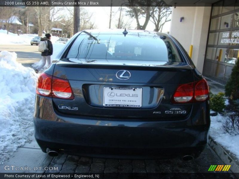 Smoky Granite Mica / Black 2008 Lexus GS 350 AWD
