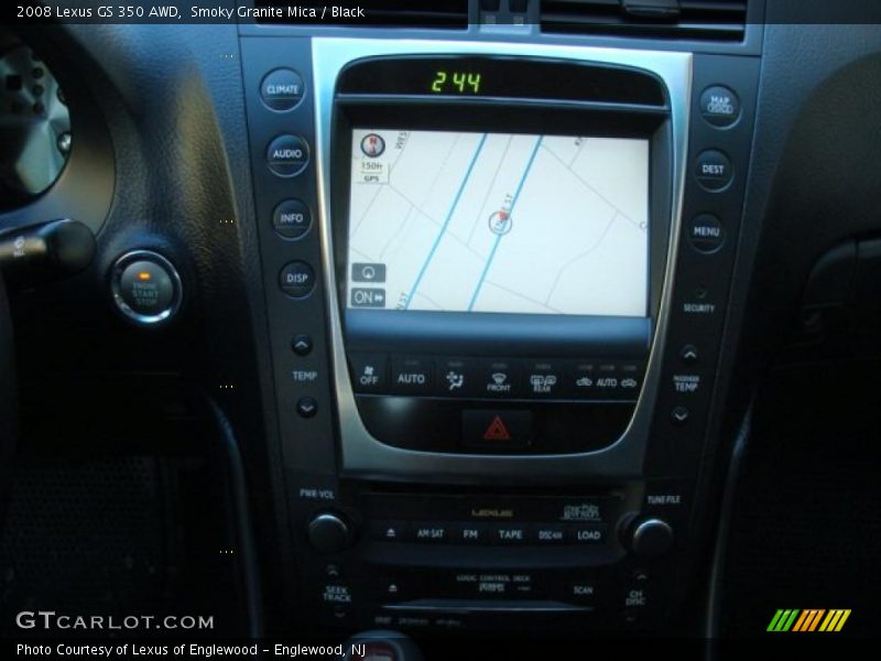 Smoky Granite Mica / Black 2008 Lexus GS 350 AWD