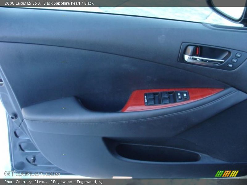 Black Sapphire Pearl / Black 2008 Lexus ES 350