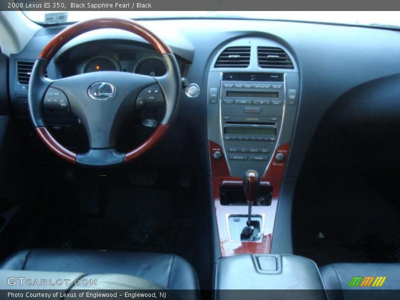 Black Sapphire Pearl / Black 2008 Lexus ES 350