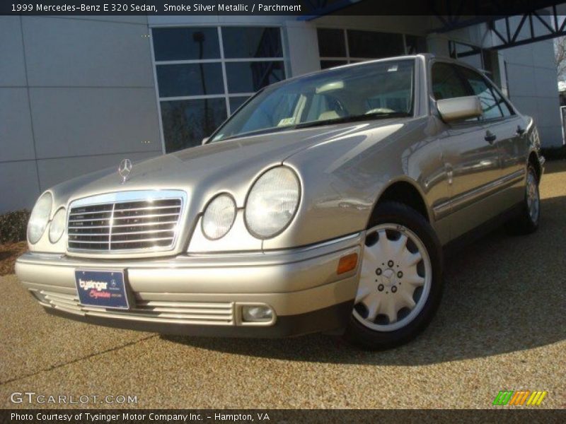 Smoke Silver Metallic / Parchment 1999 Mercedes-Benz E 320 Sedan