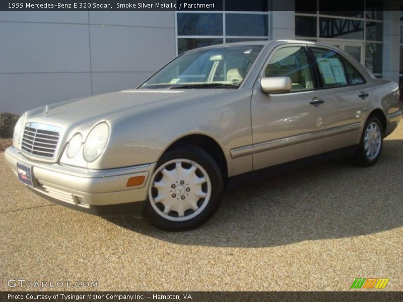 Smoke Silver Metallic / Parchment 1999 Mercedes-Benz E 320 Sedan