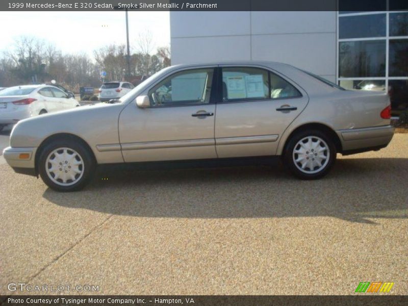 Smoke Silver Metallic / Parchment 1999 Mercedes-Benz E 320 Sedan