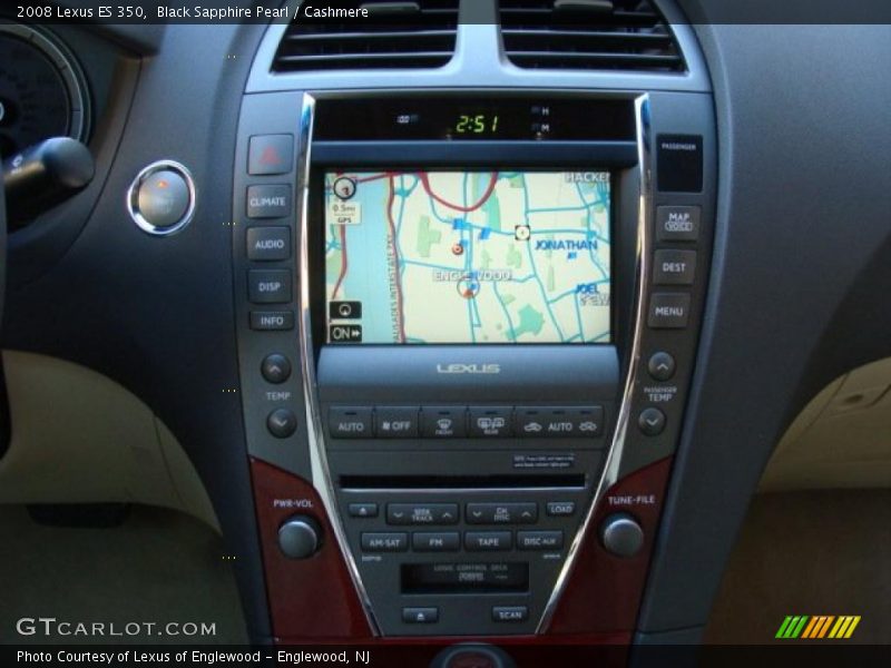 Black Sapphire Pearl / Cashmere 2008 Lexus ES 350