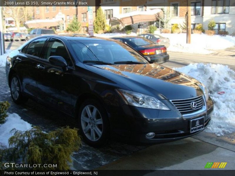 Smoky Granite Mica / Black 2008 Lexus ES 350