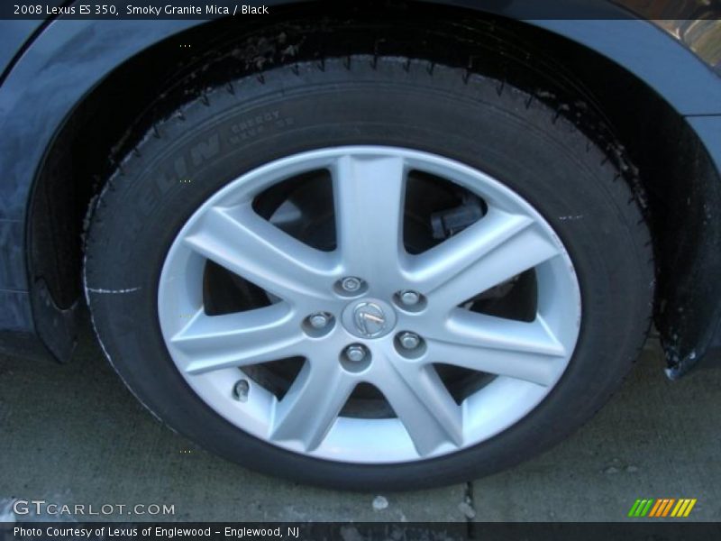 Smoky Granite Mica / Black 2008 Lexus ES 350
