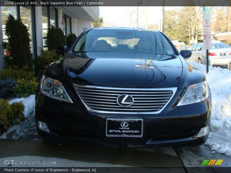 Black Sapphire Blue Pearl / Cashmere 2008 Lexus LS 460