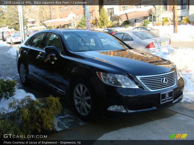 Black Sapphire Blue Pearl / Cashmere 2008 Lexus LS 460