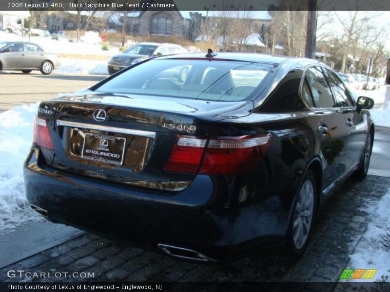 Black Sapphire Blue Pearl / Cashmere 2008 Lexus LS 460