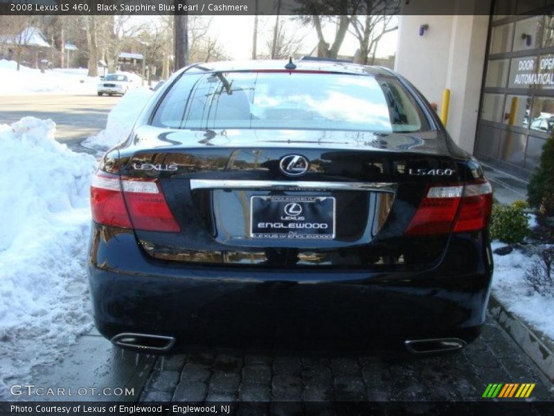 Black Sapphire Blue Pearl / Cashmere 2008 Lexus LS 460