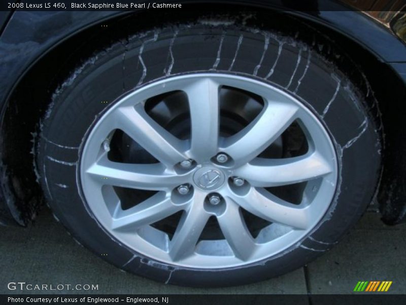 Black Sapphire Blue Pearl / Cashmere 2008 Lexus LS 460
