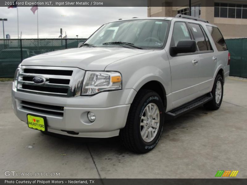 Ingot Silver Metallic / Stone 2011 Ford Expedition XLT