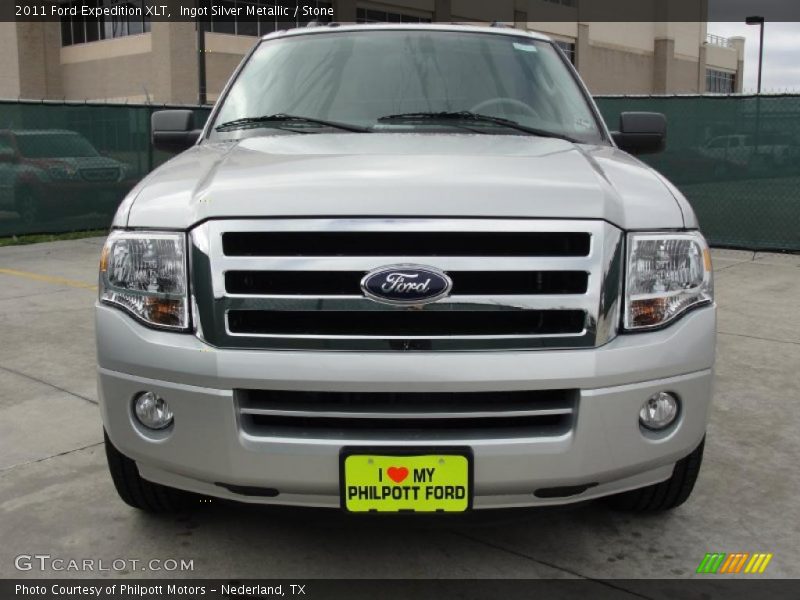 Ingot Silver Metallic / Stone 2011 Ford Expedition XLT