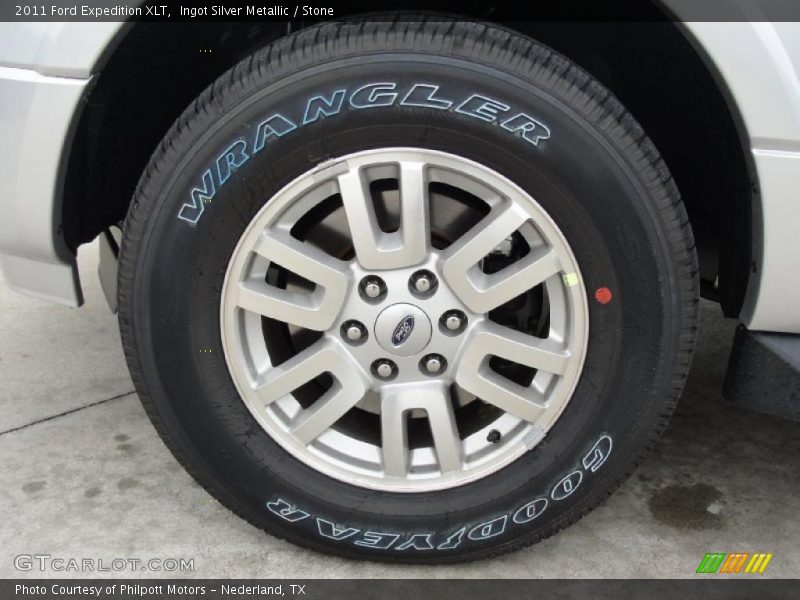 Ingot Silver Metallic / Stone 2011 Ford Expedition XLT