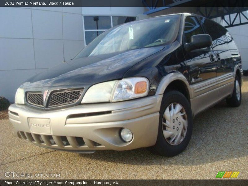 Black / Taupe 2002 Pontiac Montana