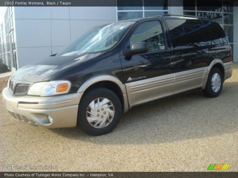 Black / Taupe 2002 Pontiac Montana