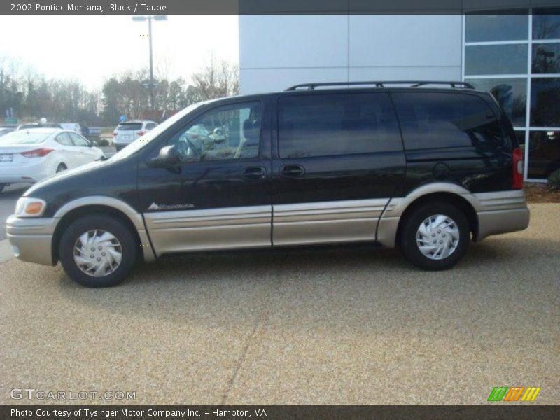 Black / Taupe 2002 Pontiac Montana