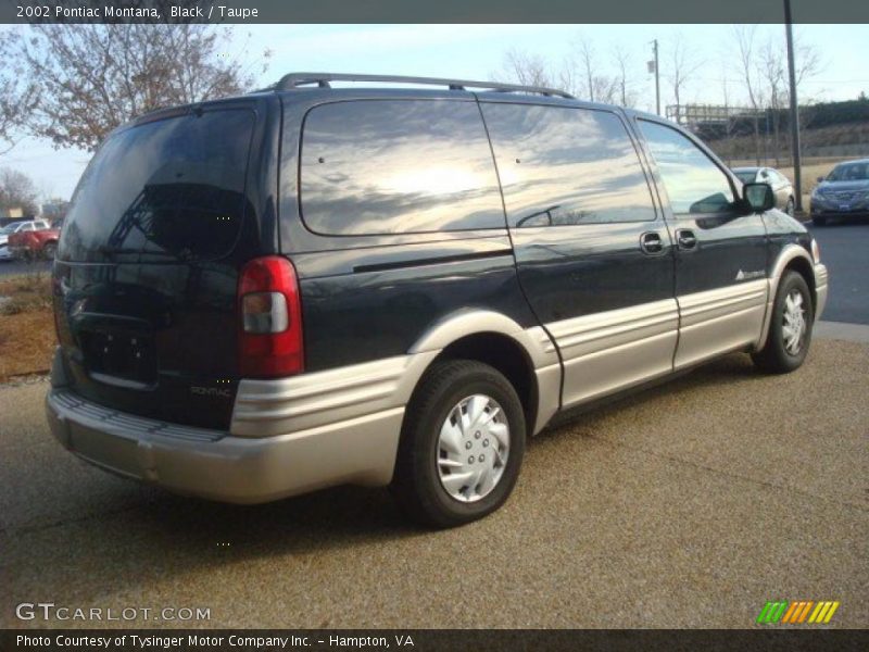 Black / Taupe 2002 Pontiac Montana