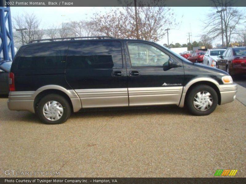 Black / Taupe 2002 Pontiac Montana