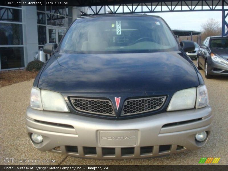 Black / Taupe 2002 Pontiac Montana