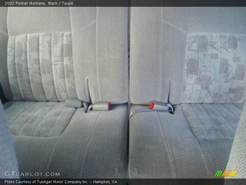 Black / Taupe 2002 Pontiac Montana