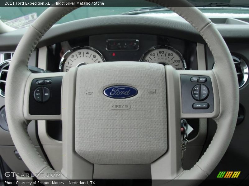 Ingot Silver Metallic / Stone 2011 Ford Expedition XLT