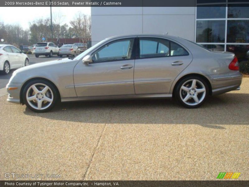 Pewter Metallic / Cashmere 2009 Mercedes-Benz E 350 Sedan
