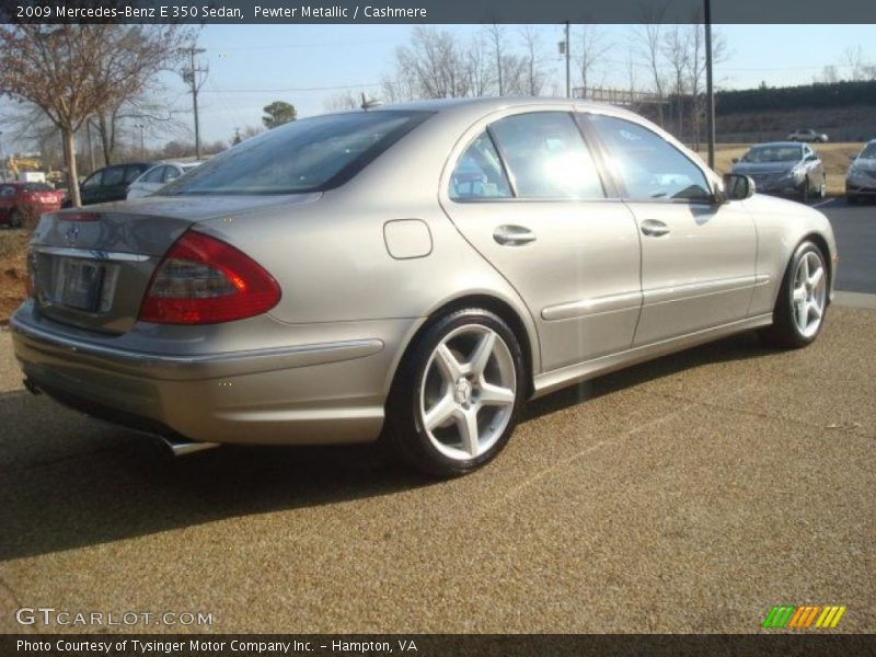 Pewter Metallic / Cashmere 2009 Mercedes-Benz E 350 Sedan