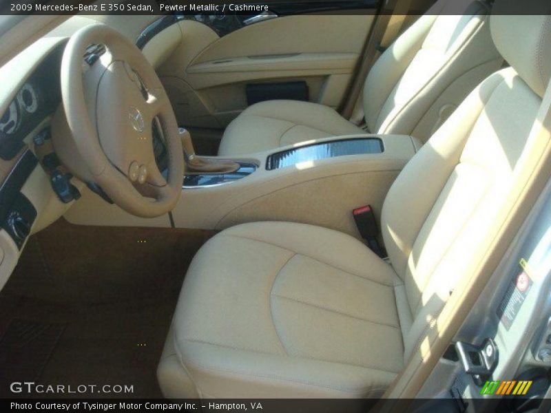 Pewter Metallic / Cashmere 2009 Mercedes-Benz E 350 Sedan