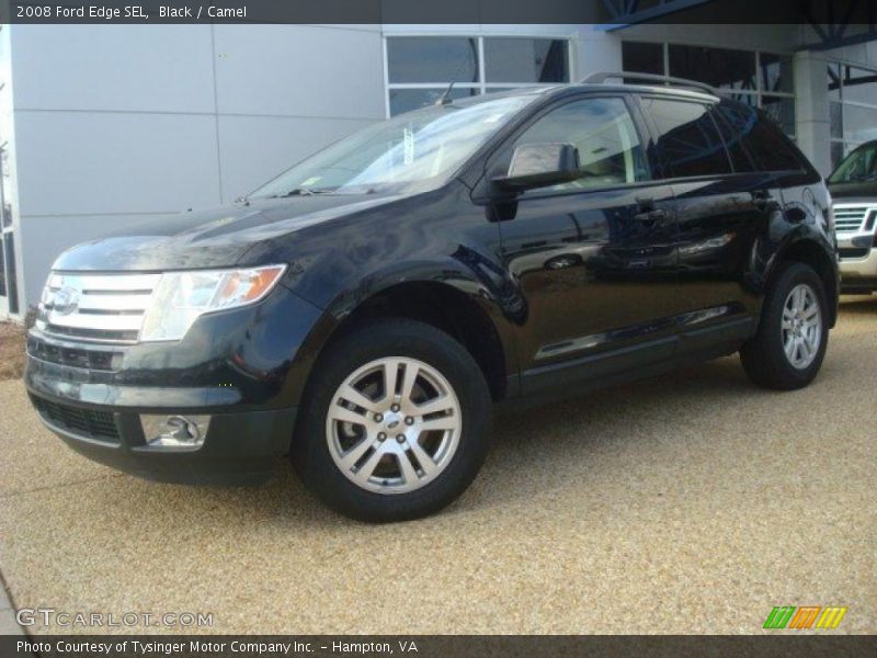 Black / Camel 2008 Ford Edge SEL