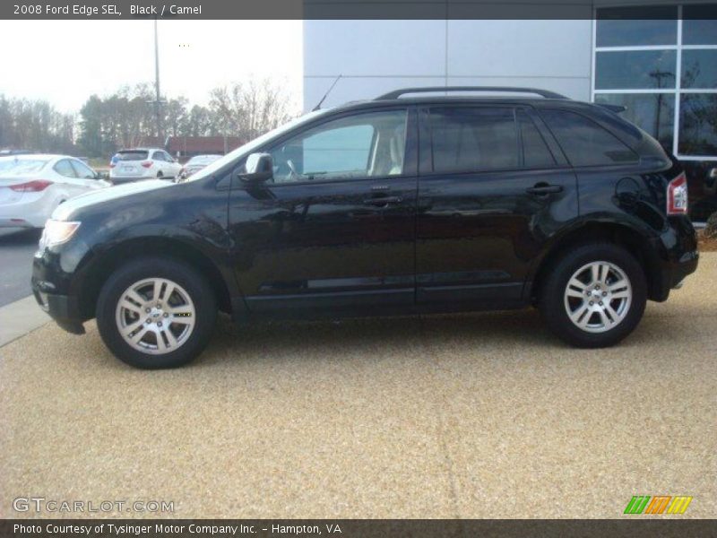 Black / Camel 2008 Ford Edge SEL