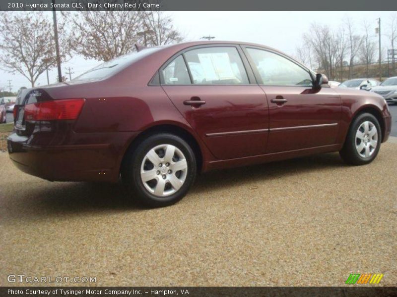 Dark Cherry Red / Camel 2010 Hyundai Sonata GLS