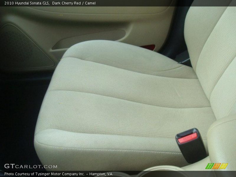 Dark Cherry Red / Camel 2010 Hyundai Sonata GLS