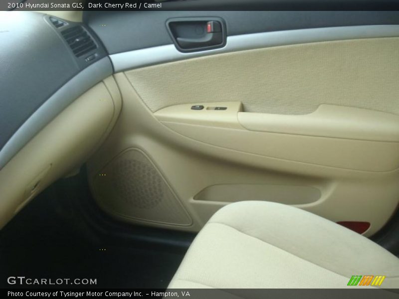 Dark Cherry Red / Camel 2010 Hyundai Sonata GLS