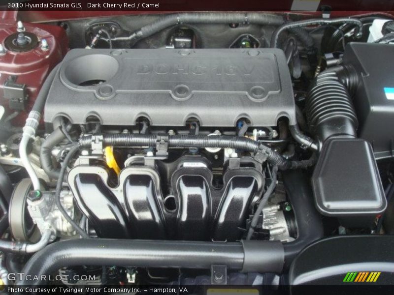 Dark Cherry Red / Camel 2010 Hyundai Sonata GLS