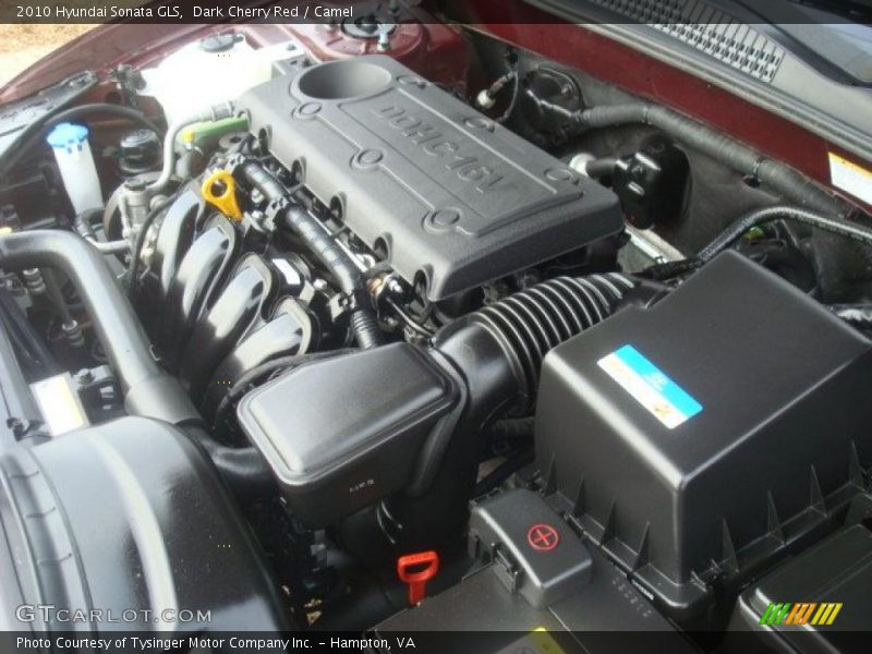 Dark Cherry Red / Camel 2010 Hyundai Sonata GLS