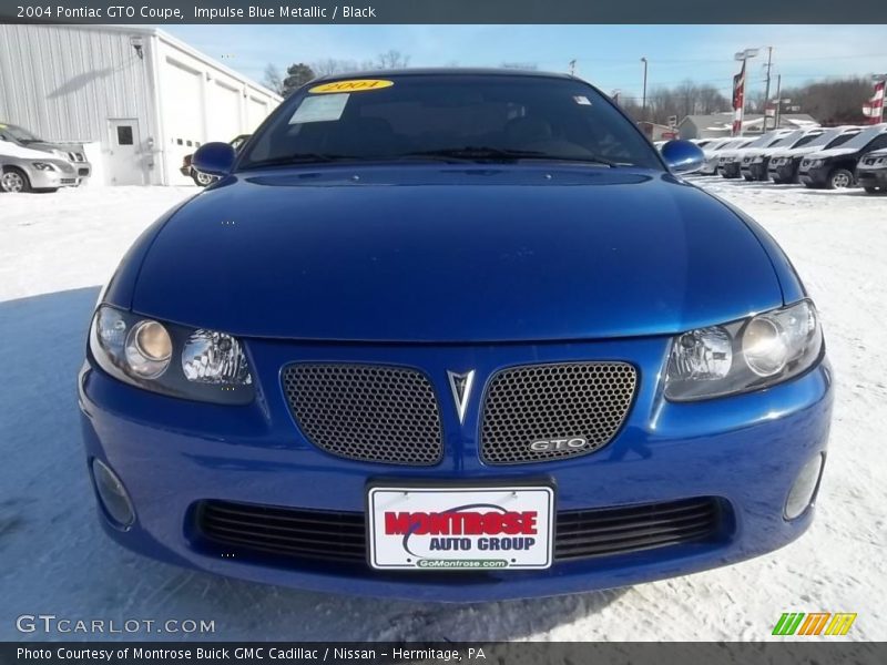 Impulse Blue Metallic / Black 2004 Pontiac GTO Coupe