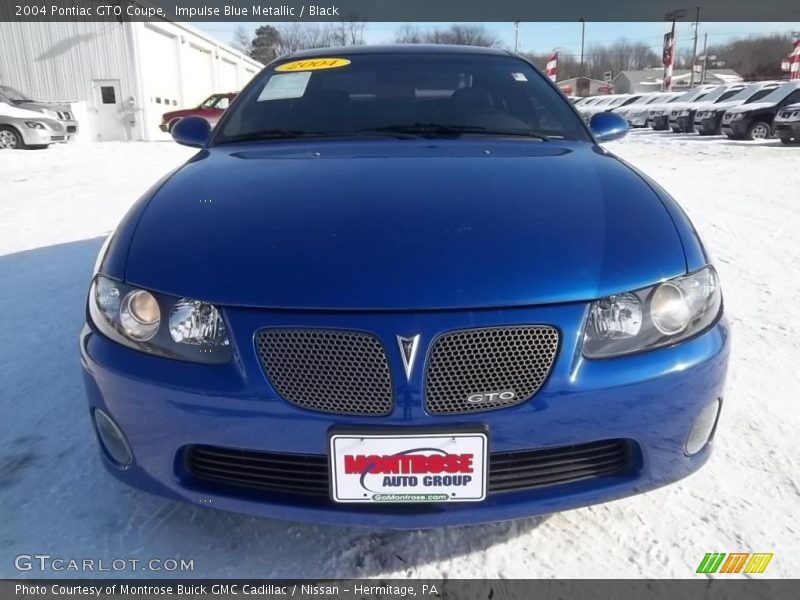 Impulse Blue Metallic / Black 2004 Pontiac GTO Coupe