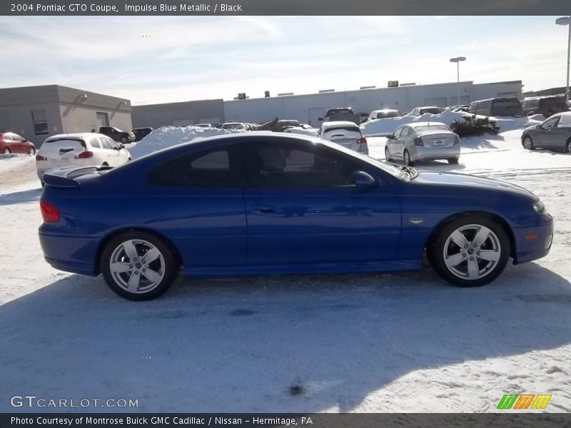 Impulse Blue Metallic / Black 2004 Pontiac GTO Coupe