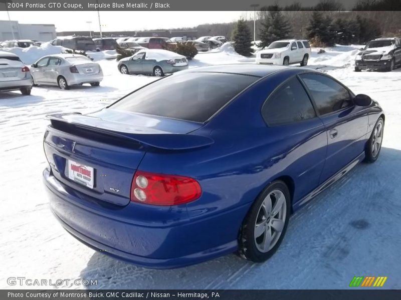 Impulse Blue Metallic / Black 2004 Pontiac GTO Coupe