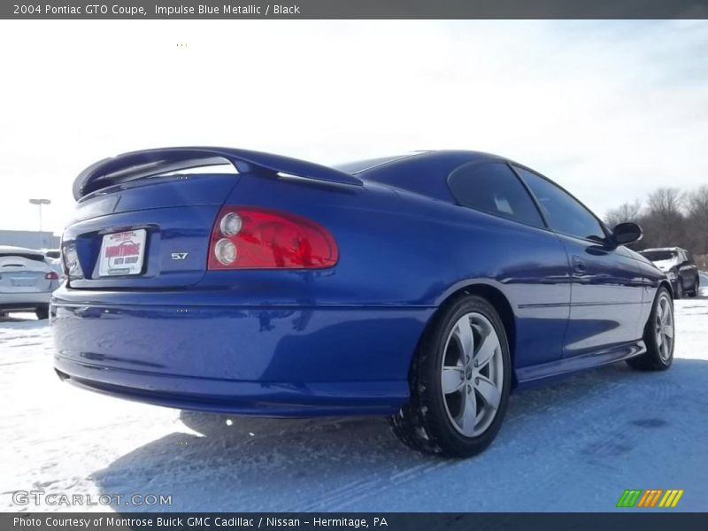 Impulse Blue Metallic / Black 2004 Pontiac GTO Coupe