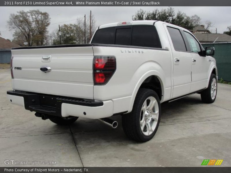  2011 F150 Limited SuperCrew 4x4 White Platinum Metallic Tri-Coat