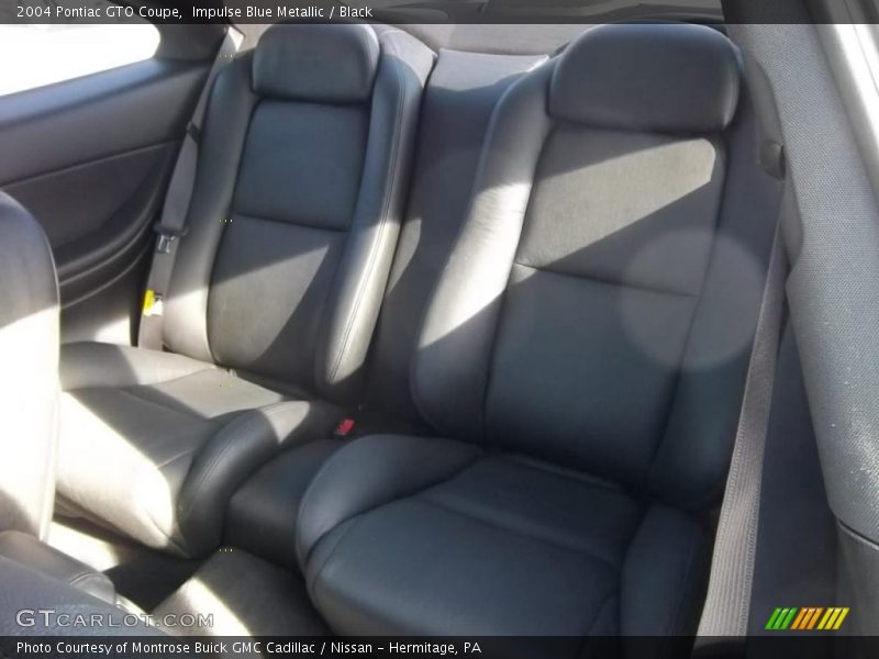  2004 GTO Coupe Black Interior