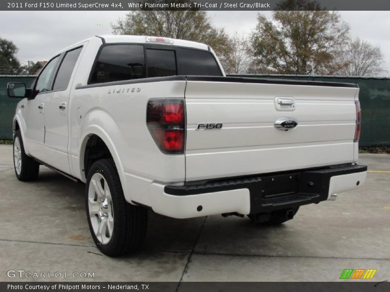  2011 F150 Limited SuperCrew 4x4 White Platinum Metallic Tri-Coat