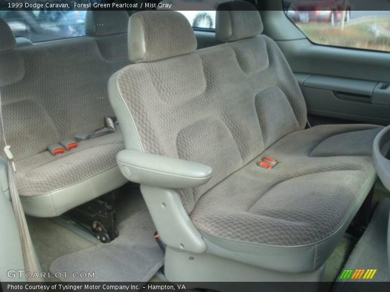 Forest Green Pearlcoat / Mist Gray 1999 Dodge Caravan