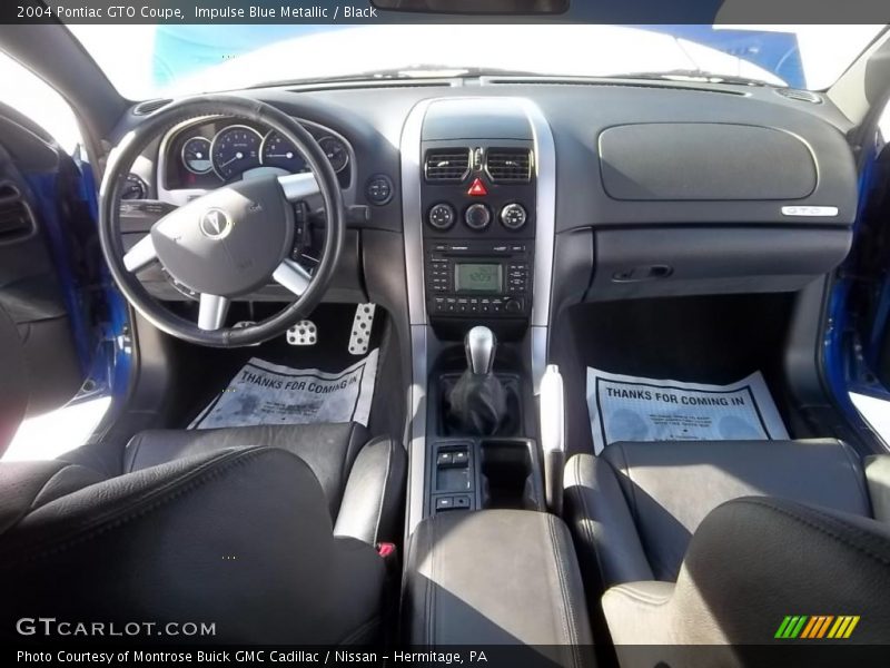 Dashboard of 2004 GTO Coupe
