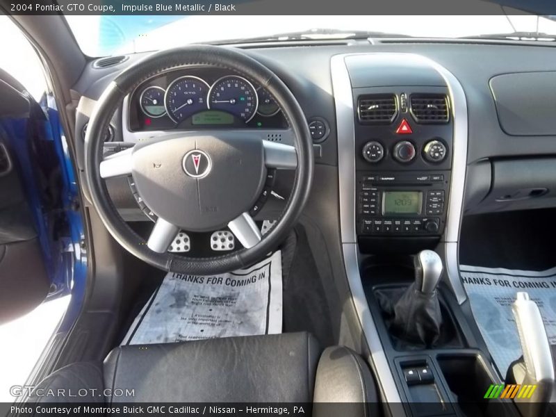 Dashboard of 2004 GTO Coupe