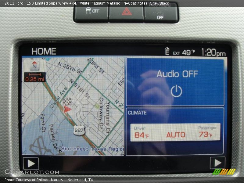 Navigation of 2011 F150 Limited SuperCrew 4x4