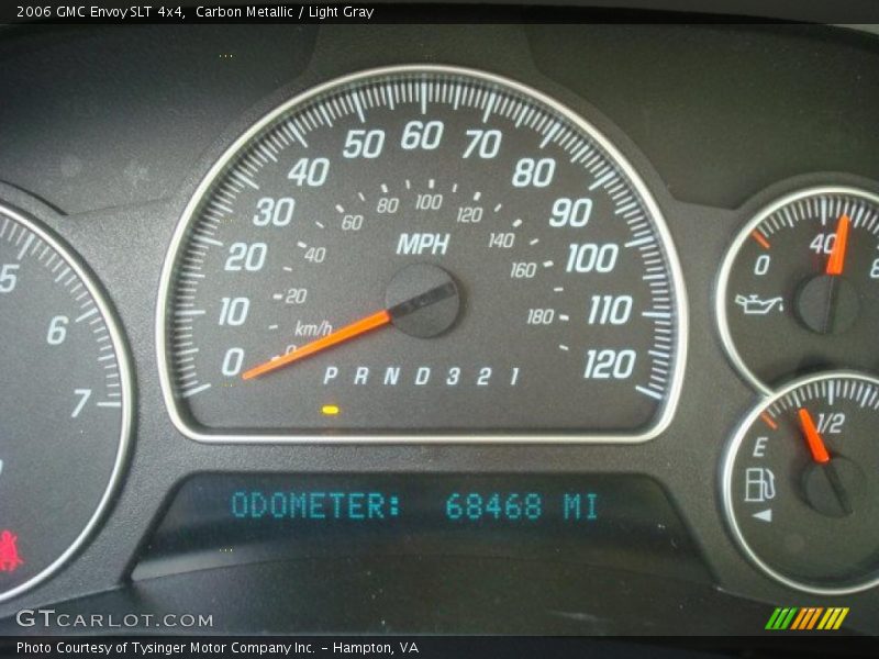 Carbon Metallic / Light Gray 2006 GMC Envoy SLT 4x4