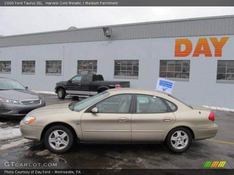 Harvest Gold Metallic / Medium Parchment 2000 Ford Taurus SEL